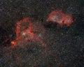 Heart and Soul nebula Royalty Free Stock Photo