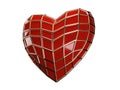 Heart of spider-man Royalty Free Stock Photo