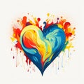 Heart Splash Paint Profile: Warm, Vibrant Color