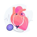 Cardiology vector concept metaphor