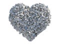 Heart of stone Royalty Free Stock Photo