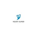 People and Heart Super Abstract Logo Design