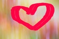 Heart sweet love Valentines day blure background