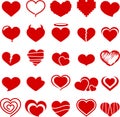 Heart symbol collection