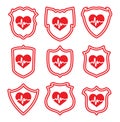 heart symbols, vector Royalty Free Stock Photo