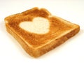 Heart toast