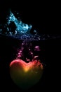 Heart underwater Royalty Free Stock Photo