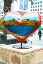 The Heart in Union Square, San Francisco,California,USA Royalty Free Stock Photo