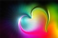 Abstract Colorful heart background.for valentines day Royalty Free Stock Photo
