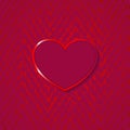 Heart for valentines day on grunge background