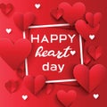 Heart on valentines day in love pattern vector lovely red sign on hearted celebration and greeting card backdrop loving Royalty Free Stock Photo