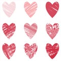 Heart vector set