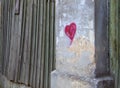 Heart on a wall