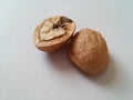 Heart from walnut... Nutshell Royalty Free Stock Photo