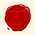 Heart wax seal