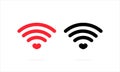 Heart wifi icon. Heart connect icon. Heart signal. Love connection signal. Love signal. Wifi signal. Vector EPS 10. Isolated on