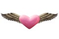 Heart with wings