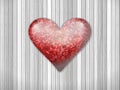 Heart on wooden backfound Royalty Free Stock Photo