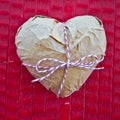 Heart wrapped in Paper