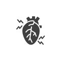 Heartache vector icon