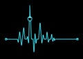 Heartbeat from Berlin Royalty Free Stock Photo