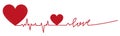 Heartbeat cardiogram with heart on it. Pulse line of cardiology. Curve of healthy beat. Vector medicine diagnosis. Life Royalty Free Stock Photo