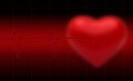 Heartbeat Desgn Royalty Free Stock Photo