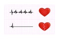 Heartbeat diagram illustration