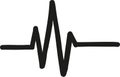 Heartbeat fat icon