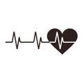 Heartbeat icon Royalty Free Stock Photo