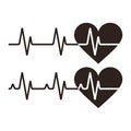 Heartbeat icons