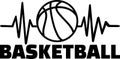 Basketball heartbeat line