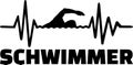 Swimming heartbeat pulse