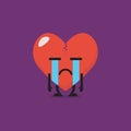 Heartbroken characters emoji