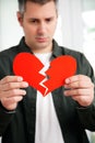 Heartbroken young man Royalty Free Stock Photo