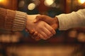 A heartfelt handshake conveying apology and reconciliation Royalty Free Stock Photo