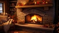 hearth fireplace cozy