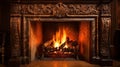 hearth fireplace flame