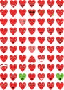 Hearth Love Emoticons