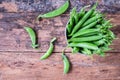 Hearthy fresh green peas Royalty Free Stock Photo