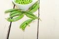 Hearthy fresh green peas Royalty Free Stock Photo