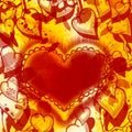 Hearts background Royalty Free Stock Photo