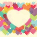 Hearts background