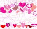 Hearts background