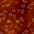 Hearts background of Valentine's day. Love texture