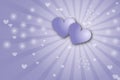 Hearts background - valentine theme Royalty Free Stock Photo