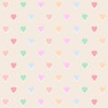 Hearts blackground icon great for any use. Vector EPS10. Royalty Free Stock Photo