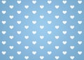 Hearts blue background flat design kids room