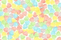 Hearts candy Valentine Background