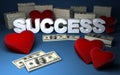 Hearts, dollars and success